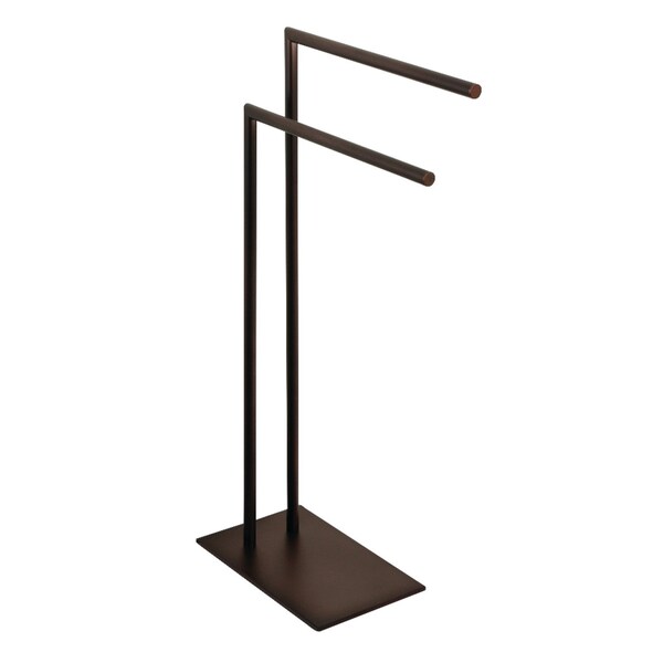 SCC8325 Edenscape Pedestal Dual Towel Rack, Oil Rubbed Bronze
